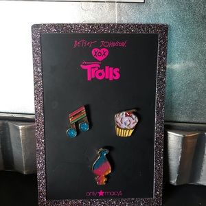 Betsey Johnson Trolls Pins